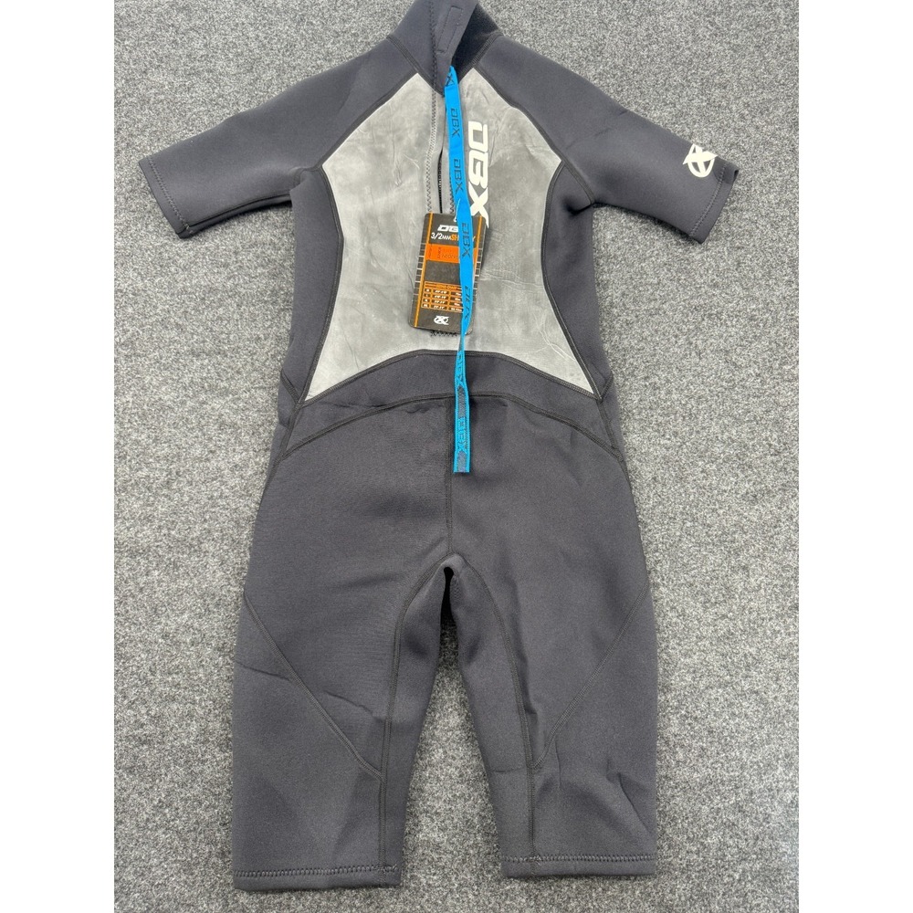 Dbx Shorty Neoprene Wetsuit Youth XL 3/2mm Gray Stretch Water Resistance Thermal